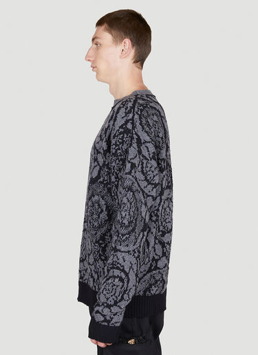 Versace Barocco Knit Sweater Black ver0155005