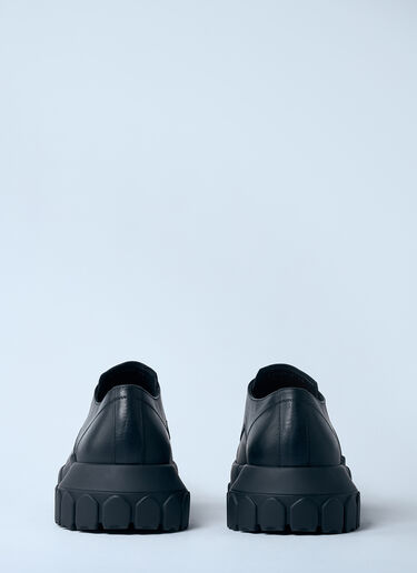 Rick Owens Bozo Tractor Lace-Up Shoes Black ric0159053