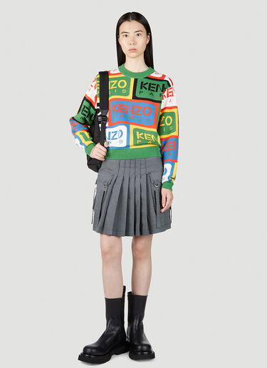 Kenzo Logo Sweater Green knz0252038