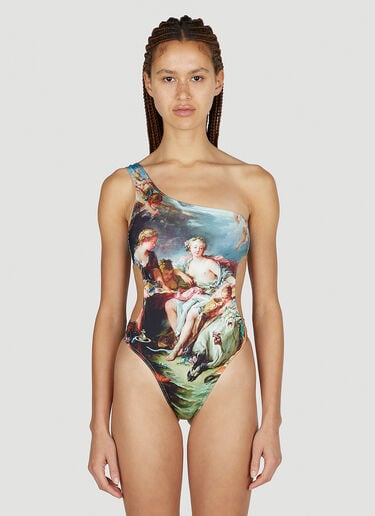 Vivienne Westwood Boucher Swimsuit Blue vvw0251143