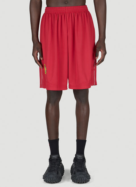 Moncler x Rick Owens Baggy Soccer Shorts Black mcs0355014