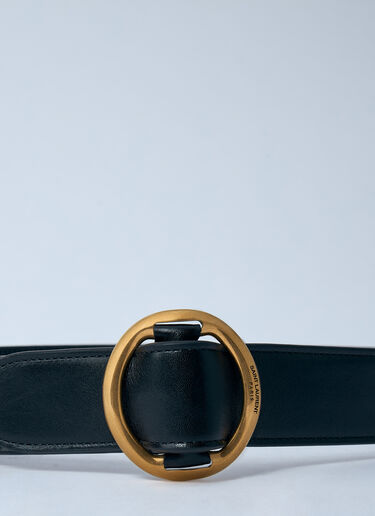 Saint Laurent 皮革腰带 黑色 sla0259099