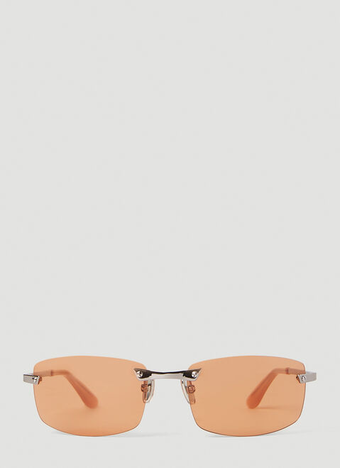 RETROSUPERFUTURE Rectangular Sunglasses Orange rts0352006
