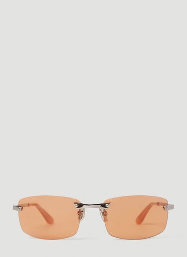 Acne Studios Rectangular Sunglasses Orange acn0352004