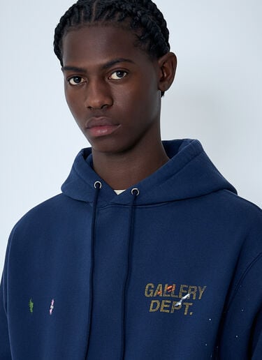 Paint-Splatter Hooded Sweatshirt Gallery Dept. Paint-Splatter Hooded Sweatshirt Navy gdp0162004