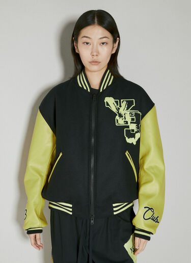 Y-3 Letterman Bomber Jacket Black yyy0354010