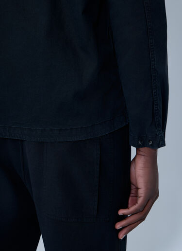 Stone Island Logo Patch Shirt Black sto0164001