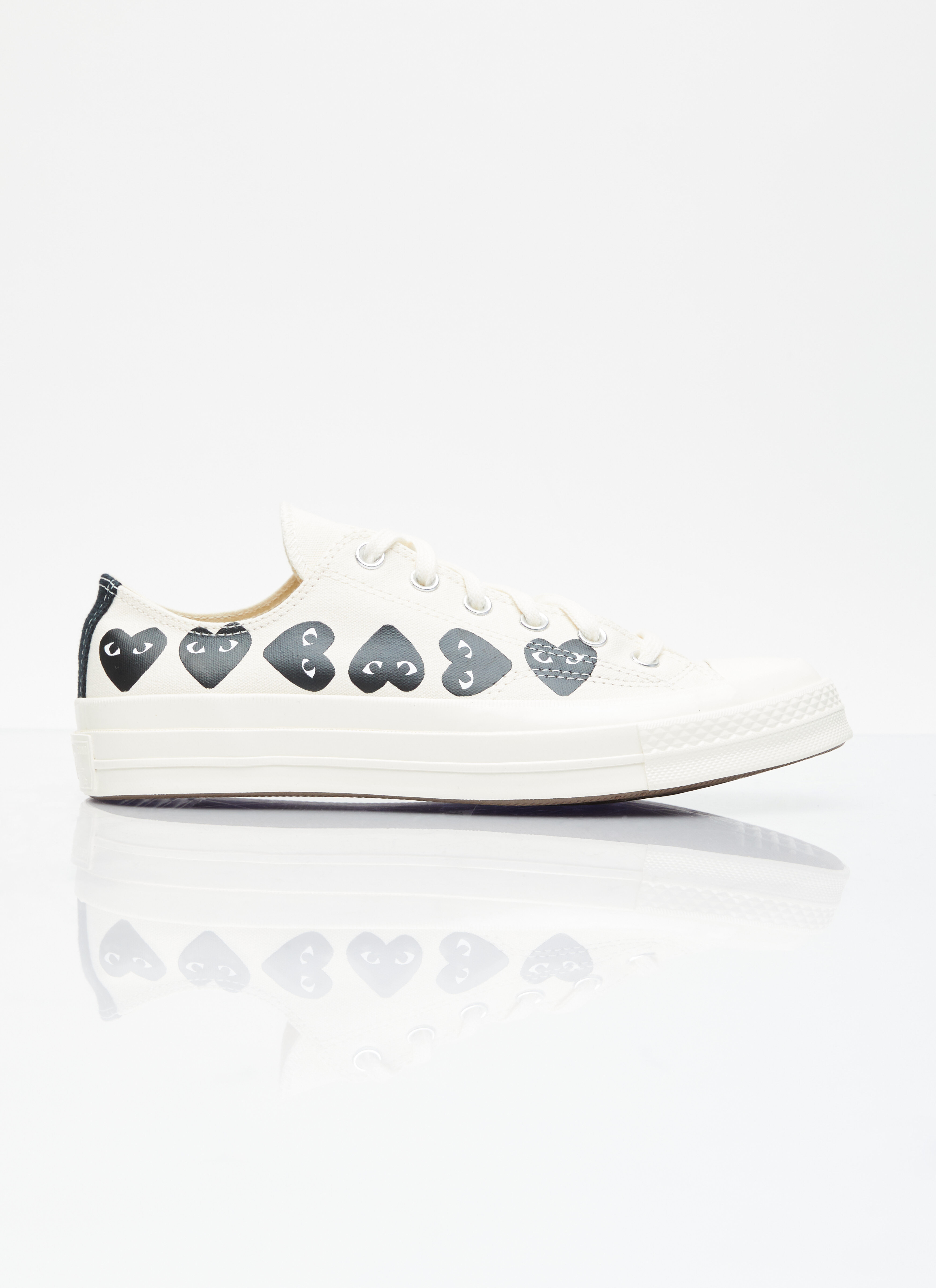 Comme des Garçons PLAY x Converse Multi-Heart Chuck 70 Sneakers Black cpc0355007