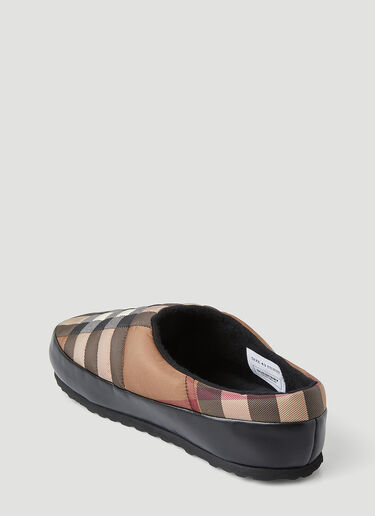 Burberry Northaven Vintage Check Slip Ons Brown bur0147066