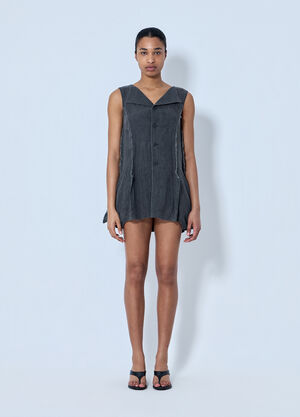 LIMI Feu Hem Detail Vest Grey lmf0264008