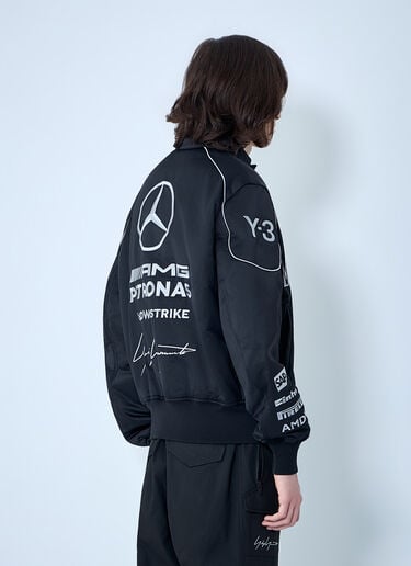 Y-3 MERCEDES Embroidered Logo Jacket Black yyy0364066