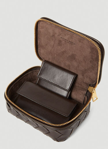 Bottega Veneta イントレチャート ジュエリーケース ブラウン bov0254016