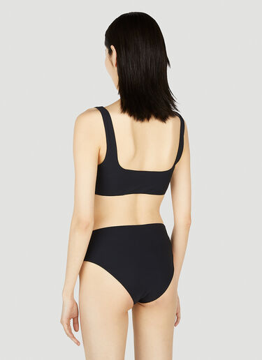 Jil Sander+ 徽标印花比基尼套装 黑色 jsp0251015