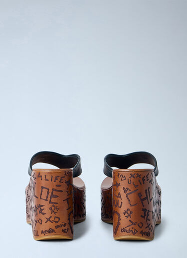 LN-CC® - Chloé: Maxime Wedge Sandals - Brown Chloé Maxime Wedge Sandals Brown chl0265029