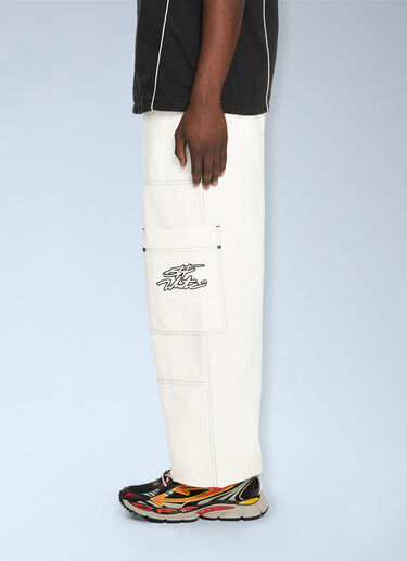 LN-CC® - Off-White: Script Gd Cot Cargo Pant - White Off-White Script Gd Cot Cargo Pant White ofw0164188