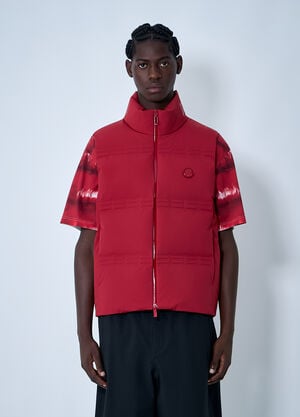 Moncler x A$AP ROCKY Matte Sparky Vest Red map0162003