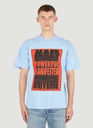 Most Powerful Raver Tシャツ Come Tees Most Powerful Raver Tシャツ ライトブルー com0349004