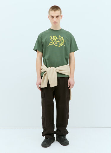 New Age T-Shirt Brain Dead New Age T-Shirt Green bra0154003