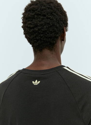 adidas by Wales Bonner ロゴアップリケTシャツ ブラック awb0354007