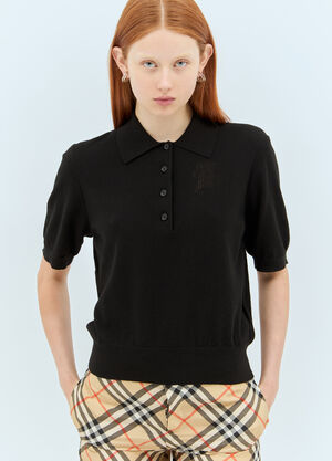 Max Mara Knit Polo Shirt White max0257029