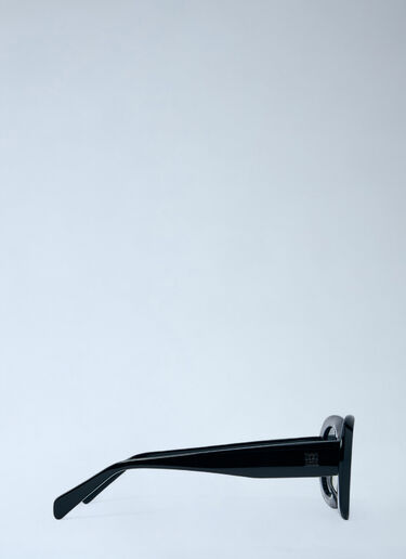 TOTEME Oval Sunglasses Black tot0261010