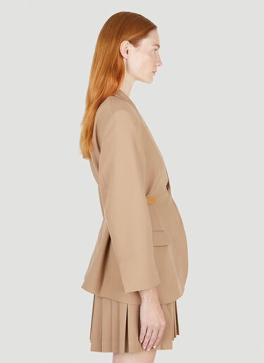 LN-CC® - Rokh: Multi Buttonhole Blazer - Brown Rokh Multi Buttonhole Blazer Brown rok0250007
