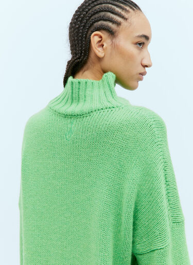 Patch Pocket Knit Sweater JW Anderson Patch Pocket Knit Sweater Green jwa0254004