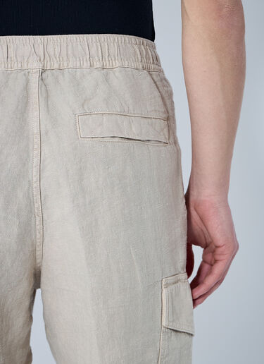 Stone Island Ghost Linen Cargo Pants Beige sto0160022