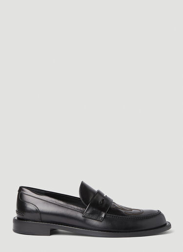 JW Anderson Anchor Logo Loafers Black jwa0151004