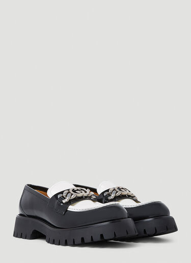 Interlocking G Chain Loafers Gucci Interlocking G Chain Loafers White guc0253098