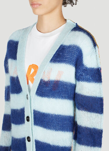 Marni Striped Illusion Cardigan Blue mni0251007