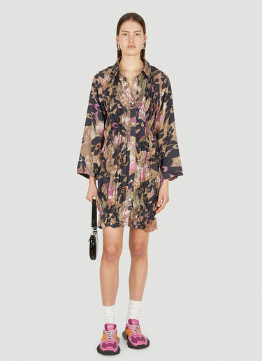 Walking On Flowers Dress P.A.M. Walking On Flowers Dress Brown pam0249008