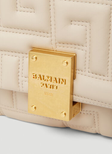 Balmain 1945 Small Shoulder Bag Cream bln0252038