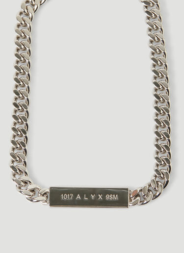 1017 ALYX 9SM ID Necklace Silver aly0145044