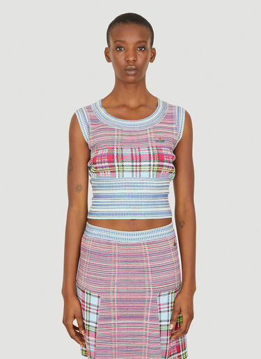 Vivienne Westwood Tartan 上衣 蓝色 vvw0251026