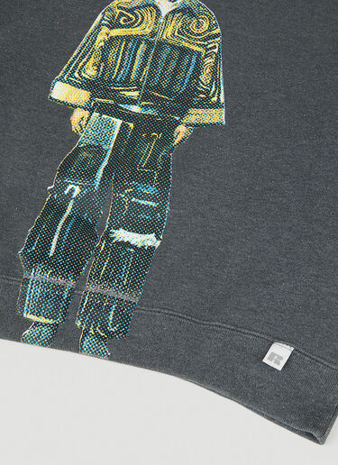 DRx FARMAxY FOR LN-CC Graphic Print Sweatshirt Grey drx0349012