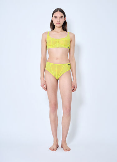 SAVAGE X DIESEL Mesh-High-Waist-Brief Green dsf0258014