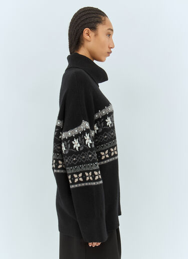 Skall Studio Leonora T-Neck Sweater Black ska0258011