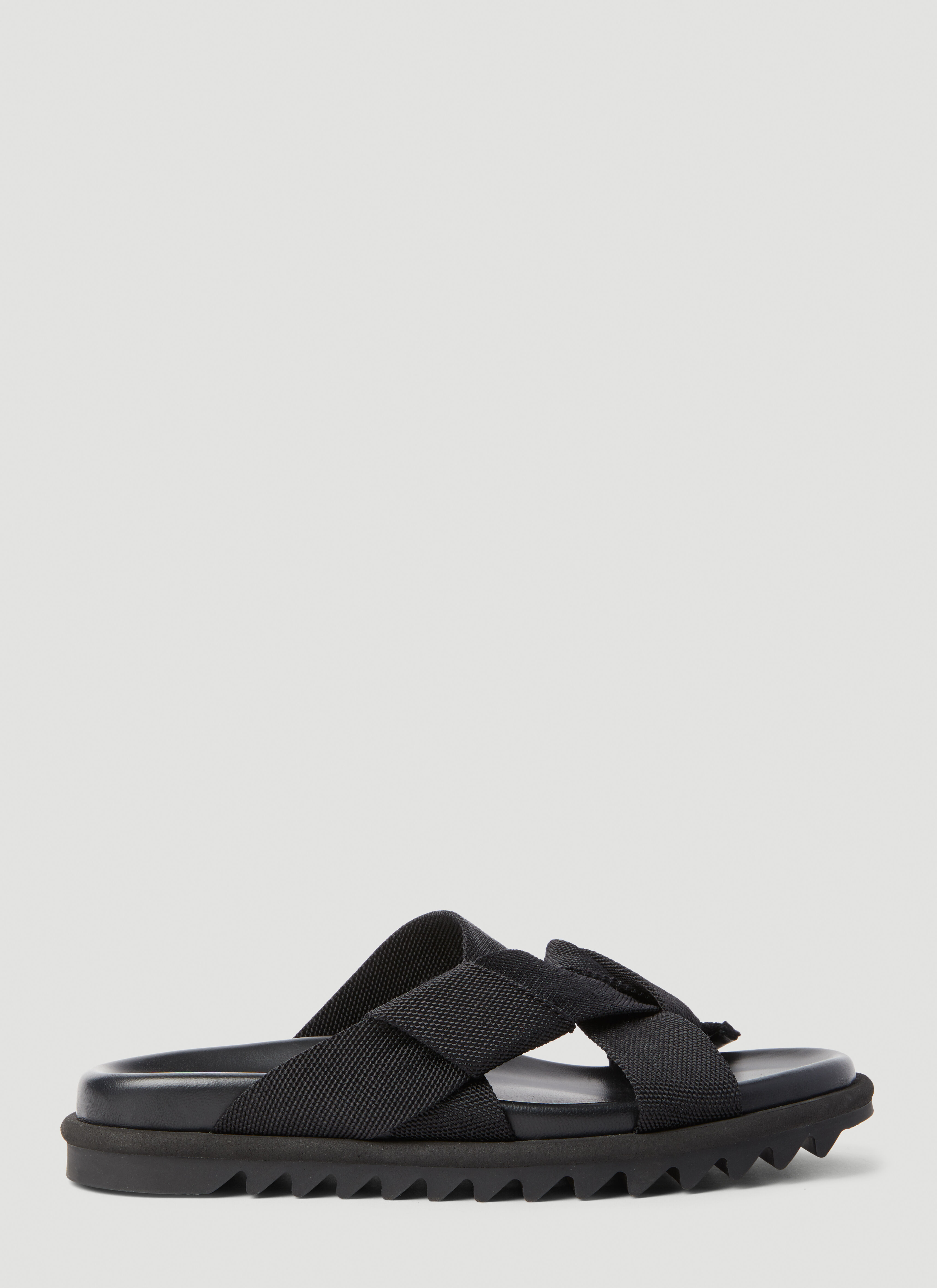 MM6 Maison Margiela Knotted Slides Black mmm0155014