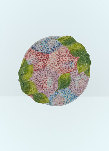Les-Ottomans Set Of Two Ortensie Dinner Plates Multicolour wps0691376