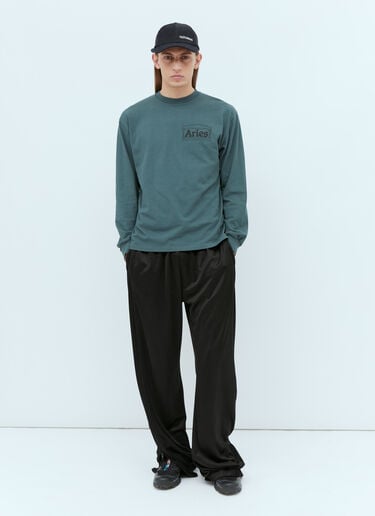 Temple Long Sleeve T-Shirt Aries Temple Long Sleeve T-Shirt Dark Green ari0154005