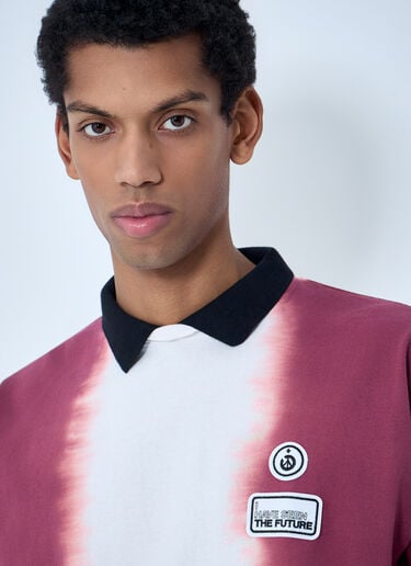 NÒMARYTHM TEXTILE Contrast Collar Long Sleeve Shirt Purple nma0162005