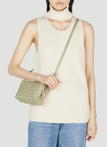 Bottega Veneta ループ カメラショルダーバッグ ライトグリーン bov0252013