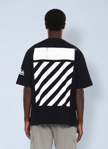 Off-White Big Off Diagonal Skate Logo T-Shirt Black ofw0162010