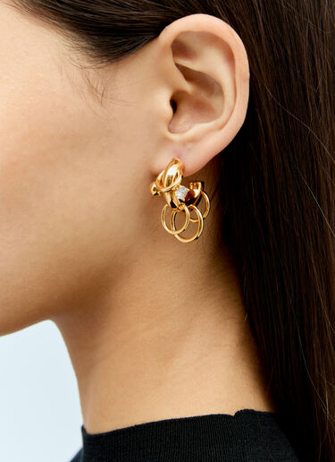 Panconesi Ring Hoop Earrings Gold pcn0354006