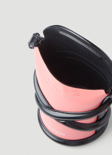 Alexander McQueen Curve Micro Shoulder Bag Pink amq0247053