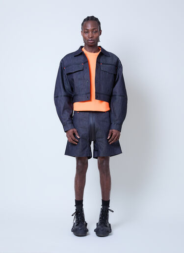 Walter Van Beirendonck x G-STAR Embossed Denim Jacket Blue wlt0160025