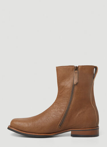 Our Legacy Slim Camion Boots Brown our0348033