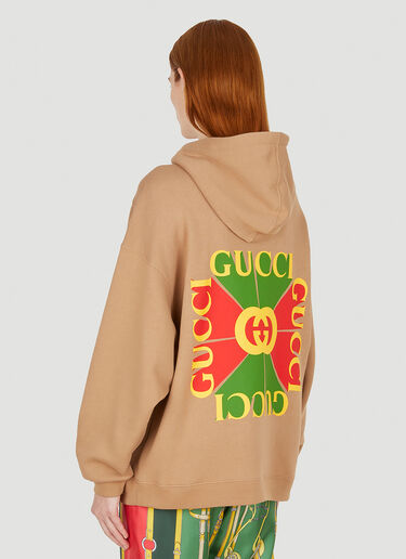 Gucci Vintage Logo Hooded Sweatshirt Camel guc0251188