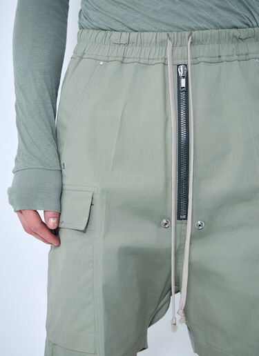 Rick Owens Bela Cargo Shorts Green ric0159031